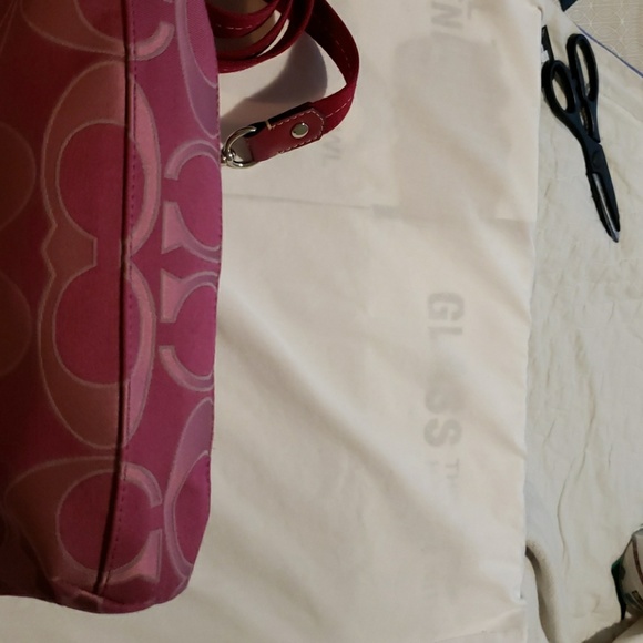 COACH Pink Demi Crossbody Shoulder Bag - Picture 6 of 8